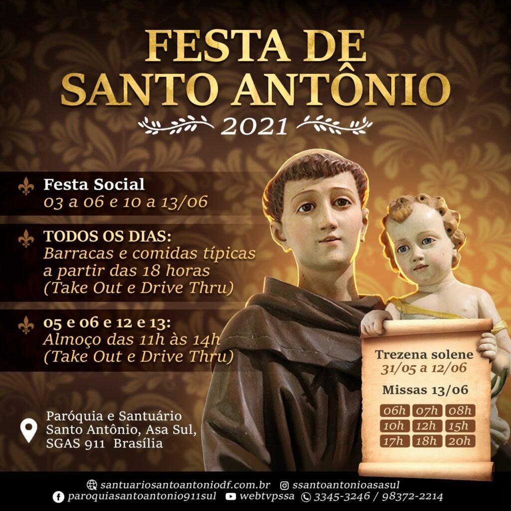 Festa Santo Antônio - Santuário Santo Antônio DF
